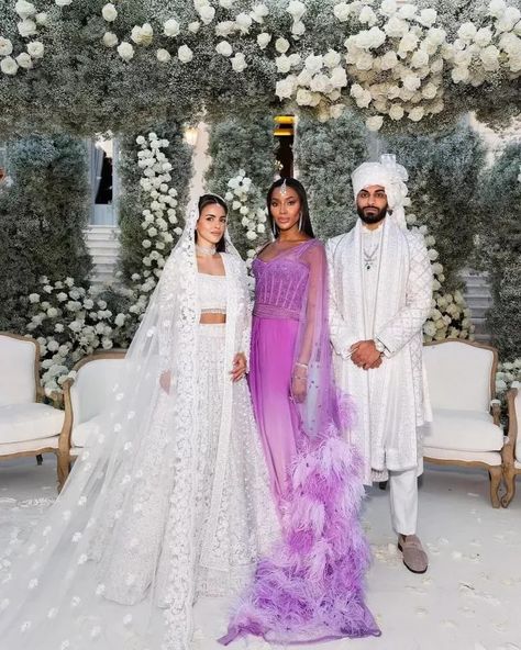 Gujarat-Origin Billionaire, Umar Kamani Marries Model, Nada Adelle In INR 209 Crore Worth Wedding Nada Adelle, Muslim Nikah, Kardashian Wedding, Interfaith Wedding, Sabyasachi Sarees, Tulle Cape, Couture Bridal Gowns, Off Shoulder Gown, Saree Gown