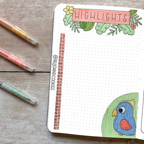 Highlight Of The Day Bullet Journal, Highlight Of The Day, Tracker Ideas, Bullet Journal Mood Tracker Ideas, Bullet Journal Mood, Bullet Journal Notebook, Journal Themes, Mood Tracker, Bullet Journal Ideas Pages