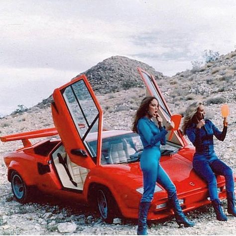 Ladies posing with cars .. Can we if we don't get OVERBOARD ? - The BangShift.com Forums Susan Anton, Cannonball Run, Don Knotts, Nitro Cars, Catherine Bach, Lamborghini Countach, Cars Movie, Car Girl, Car Photos