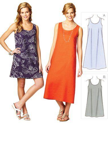 Kwik Sew 3871 Misses' Dresses sewing pattern Sew Summer Dress, Summer Dress Sewing Patterns, Kwik Sew Patterns, Simple Summer Dresses, Summer Dress Patterns, Top Sewing, Kwik Sew, Ballroom Dance Dresses, Top Sewing Pattern