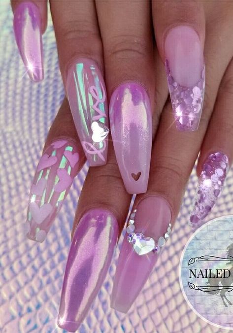 # Pink Nails Smart Nail, Smart Nails, Acrylic Nail Shapes, Nail Designs Valentines, Coffin Nails Long, Ballerina Nails, Design Nail, Coffin Nails Designs, Bling Nails