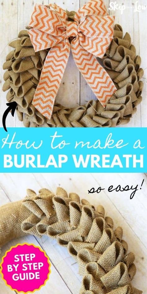 Wreaths Mesh, Easter Tree Diy, Easy Burlap Wreath, Couronne Diy, Easiest Burlap, Easter Mesh Wreaths, Burlap Wreath Tutorial, Diy Tree Decor, Easter Tree Ornaments