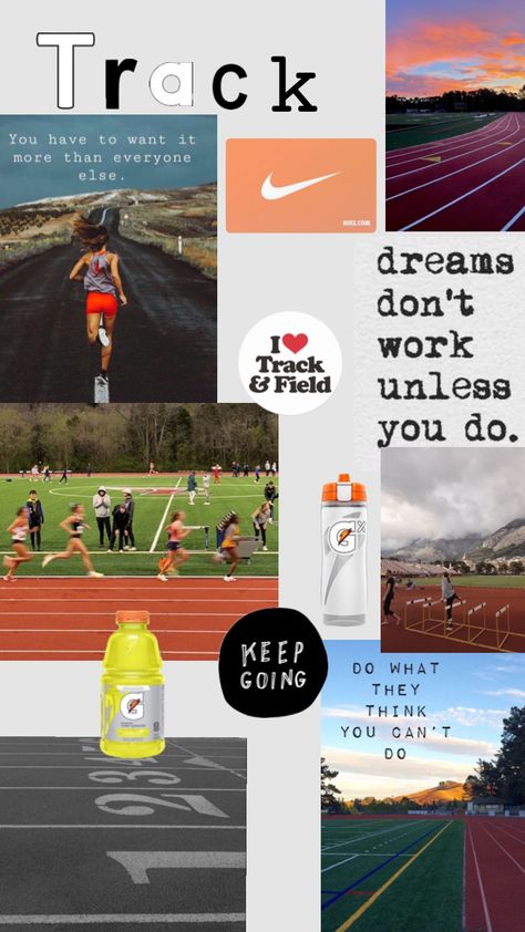 #track #collage #trackandfield #trackcollage Track And Field, Everyone Else, Track, Collage, Nike