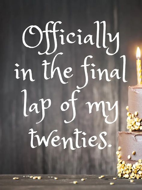 Last year in the 20s? Challenge accepted! 29 Birthday Ideas For Her, Birthday Captions For Myself, 25th Birthday Ideas For Her, 29th Birthday Cakes, 28th Birthday Ideas, Birthday Cake Quotes, Birthday Wishes For Women, Number Birthday Cakes, Happy Birthday Clip