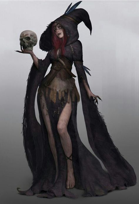 💀 Nordic Witch Character Design, Bog Witch Character Design, Dark Witch Art, Witch Characters, Piskel Art, Fantasy Witch, Anime Witch, Heroic Fantasy, Fantasy Magic