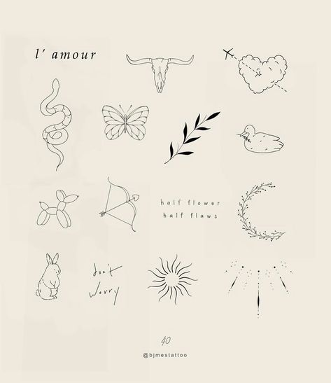 Dainty Quirky Tattoos, Fine Line Tattoo Ideas Simple, Tat Stencils, Fine Art Tattoo, Small Girly Tattoos, Inner Arm Tattoo, Minimal Tattoo Design, Small Pretty Tattoos, Small Girl Tattoos