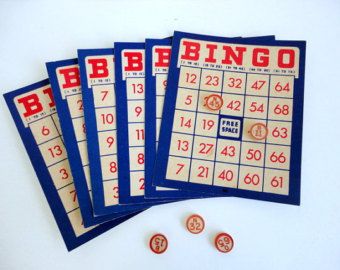 Vintage Bingo Cards Red White and Blue Set of 10 Game pieces Altered art supplies Home decor 4th Of July Projects, Vintage Bingo Cards, Bingo Pictures, Crafty Fox, Old Cards, Patriotic Holidays, Better Call Saul, Bingo Cards, Game Pieces