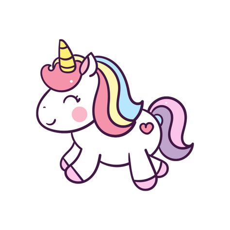 Unicorn clipart #birthdaycakeideas Unicorn Cartoon Image, Unicorn Number Cake, Fondant Unicorn Cake Toppers, Diy Unicorn Cake, Whimsical Images, Unicorn Clip Art, Unicorn Topper, Night Story, Unicorn Cartoon