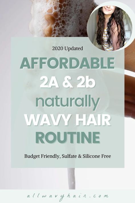 This is an AFFORDABLE hair routine for #wavyhair This is an effective hair routine for 2a and 2b wavy hair to help enhance your natural waves and bring them to life. 2b Wavy Hair, Curly Girl Method Routine, Type 2b Hair, Wavy Hair 2b, Type 2a Hair, 2a Hair, Wavy Hair Tips, Wavy Hair Care, Natural Wavy Hair