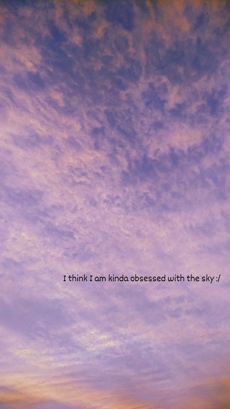 Purple sky💜. #cover #instagram #post Sky Photography Captions For Instagram, Sky Quotes Clouds Instagram Story, Caption For Sky Photography, Pretty Clouds Quotes, Caption For Pretty Sky, Cloud Captions For Instagram Story, Captions For The Sky, Quotes About Clouds Sky Beautiful, Natural Beauty Quotes Instagram