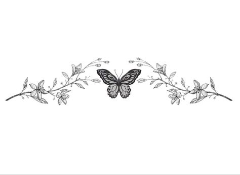 Chola Tattoo Ideas, Butterfly Sternum Tattoo, Collar Bone Tattoo Ideas, Skull Tattoo Flowers, Minimal Tattoo Designs, Sharpie Tattoos, Dope Tattoos For Women, Tattoo Bracelet, Cute Tattoos For Women