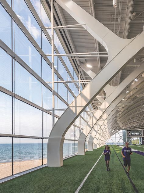 Sport Architecture, Soccer Center, Athlete Recovery, Athletic Center, Fitness Facilities, Arch Design, Ice Rink, Sports Complex, Northwestern University