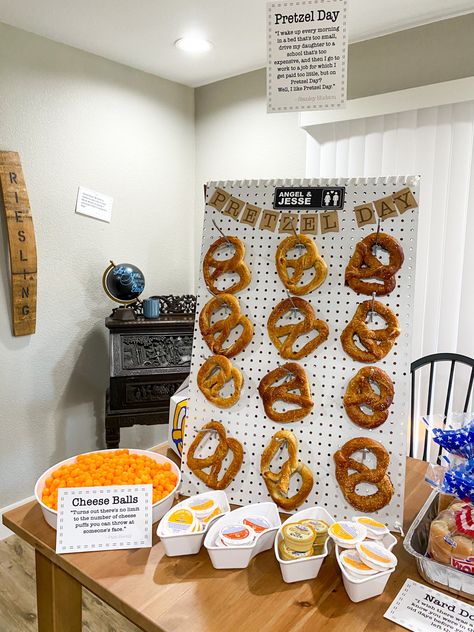 Office Theme Food, The Office Show Party Ideas, The Office Party Food Ideas, The Office Theme Party Games, The Office Birthday Party Ideas Food, Office Themed Bridal Shower Ideas, The Office 30th Birthday, The Office Graduation Party, Sitcom Party Theme