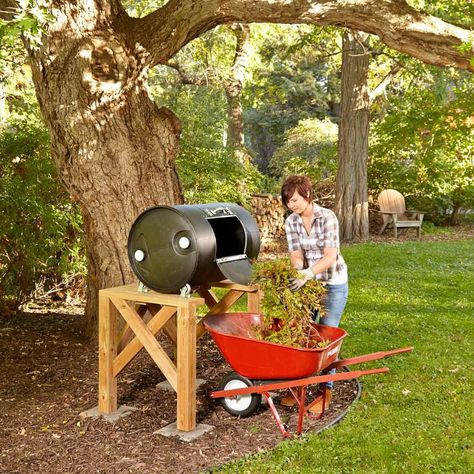 Compost tumbler Compost Bin Tumbler, Diy Compost Tumbler, Compost Barrel, Compost Starter, Tumbling Composter, Compost Bin Diy, Compost Tumbler, Diy Compost, 55 Gallon Drum