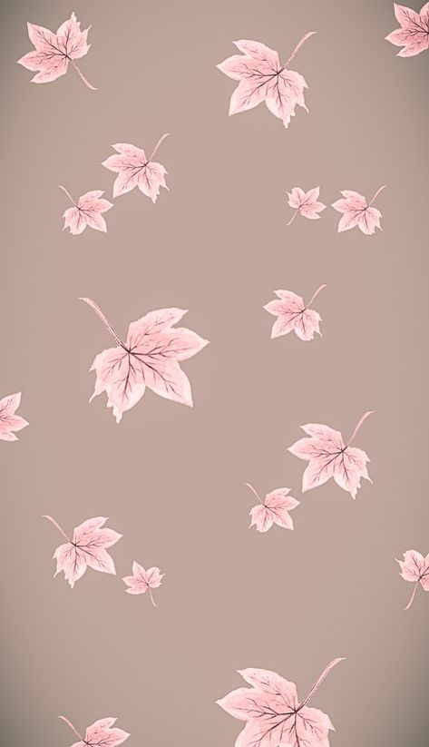 Pink Fall Leaves Wallpaper, Iphone Wallpaper Fall Simple, November Pink Wallpaper, Pink And Brown Fall Aesthetic, Autumn Pink Wallpaper, November Screensaver Wallpapers, Fall Neutral Wallpaper, Pink November Wallpaper, Pink And Brown Aesthetic Wallpaper