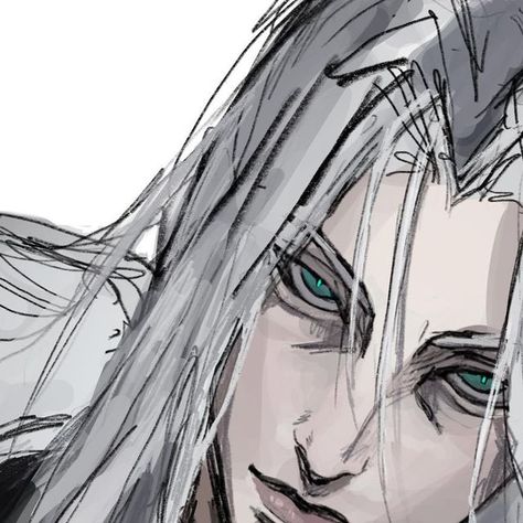 mando on Instagram: "completely forgot insta existed heres sephiroth for u  #sephiroth #sephirothfanart #ff7fanart #ff7 #finalfantasy" Sephiroth Wing, Ff7 Fanart, Sephiroth X Aerith, Final Fantasy Fanart, Sephiroth Pfp, Sephiroth Fanart, Sephiroth Icon, Sephiroth Art, Final Fantasy Sephiroth