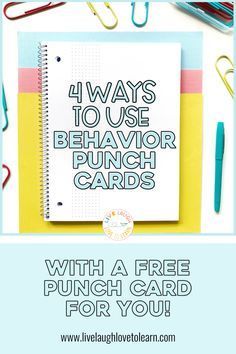 One of my favorite classroom management systems for student behavior is using positive behavior incentives. My favorite way to do this is with individual student behavior punch cards. Read about 4 Ways to Use Behavior Punch Cards and grab a FREE punch card! What Is Classroom Management, Individual Behavior Management, Behavior Punch Cards, Smart Classroom, 5th Grade Activities, Behavior Management System, Behavior Incentives, 5th Grade Classroom, Classroom Management Tips