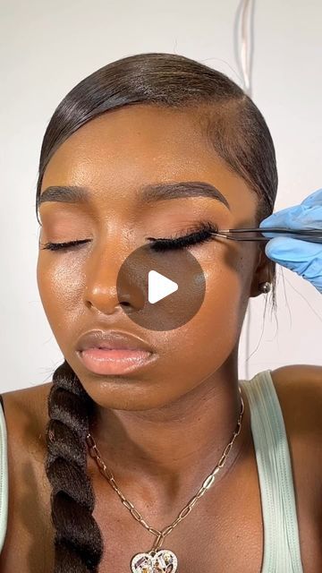 🤍 on Instagram: "Getting back to the basics 🫶🏽 
•How To Apply Lashes•
Lash glue: kiss lash glue (the white one)
Lashes from : @bareluxuryy__ 🩷" How To Put Lashes On Yourself, How To Apply Lashes, Eylure Lashes, Apply Lashes, Kiss Lashes, Video Ideas, Lash Glue, The Basics, Morning Quotes