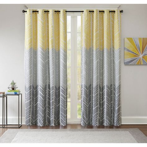 Rose Curtains, Superior Room, Sheer Curtain Panels, Grey Curtains, Intelligent Design, Chevron Design, Curtain Designs, Colorful Curtains, Grommet Curtains