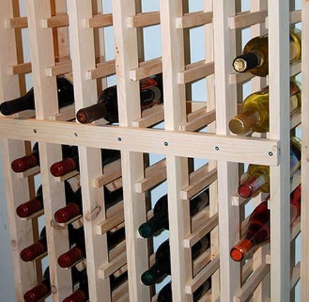 Wine Rack Plans??? | Homebrew Talk - Beer, Wine, Mead, & Cider Brewing Discussion Forum Wine Rack Inspiration, Homemade Wine Rack, Wine Rack Projects, Custom Wine Rack, Wine Rack Plans, Wine Rack Design, Wine Rack Bar, Built In Wine Rack, Wood Crafting Tools