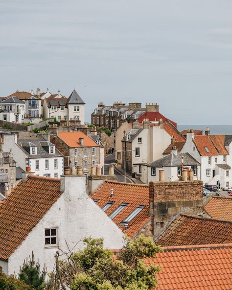 Some people visit Scotland for hiking and adventure. I visit Scotland for quaint coastal towns and charming B&Bs 🥹. • These villages are referred to as the "Coastal Villages of Fife" and are just a 1-2 hour drive from Edinburgh. (My two favorites were Culross and Anstruther - you could skip Lower Largo and Pittenweem 😉). • When traveling, I always like to mix big city with small town so I can get a good feel for the country. The next time you travel to Scotland, don't miss these coastal towns... Coastal Small Town Aesthetic, Coastal Town Aesthetic, Old Coastal Town Aesthetic, Travel To Scotland, England Coastal Towns, Scotland Itinerary, Coastal Village, Island Town, Reference Board