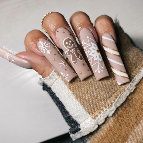 Winter Nails Acrylic, Sweater Nails, Short Square Acrylic Nails, Long Acrylic Nails Coffin, Acrylic Nails Coffin Pink, Christmas Nails Acrylic, Long Square Acrylic Nails, Acrylic Nails Coffin Short, Xmas Nails