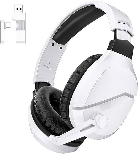 Amazon.com: WolfLawS Wireless Gaming Headset with Noise Canceling Microphone for PS5, PC, PS4, 2.4G/Bluetooth Gaming Headphones with USB and Type-c Connector, Wired Mode for Controller : Video Games Wireless Gaming Headset, Computer Camera, Headphone With Mic, Video Games Pc, Adjustable Headband, Gaming Headphones, Gaming Laptops, Gaming Headset, Wearable Technology