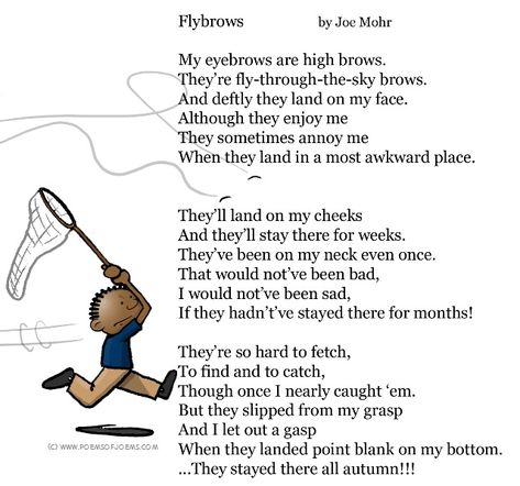 "Flybrows" poem and illustration for Mr. Potato Head Roald Dahl Poems, Preschool Body Theme, Off My Face, Roald Dahl Quotes, Charlie Mackesy, Funny Poems, Teaching Third Grade, How To Grow Eyebrows, Mr Potato