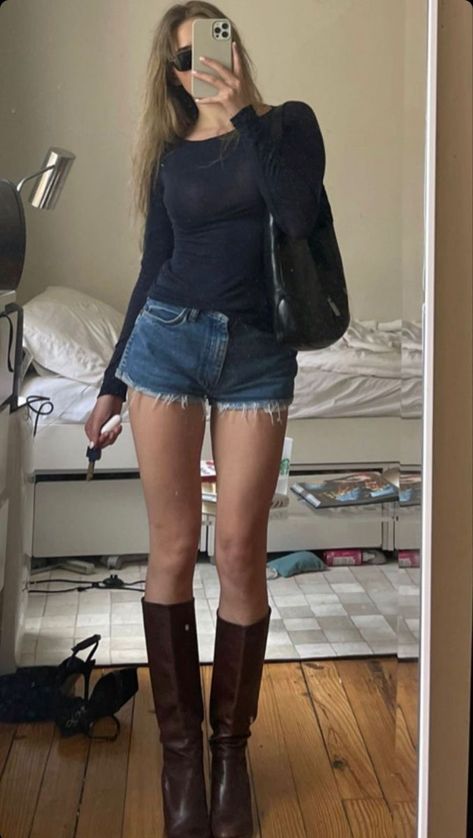 Mode Inspo, Loose Shorts, 가을 패션, Short Shorts, Mode Inspiration, Looks Vintage, The Mirror, Fashion Killa, Cute Casual Outfits