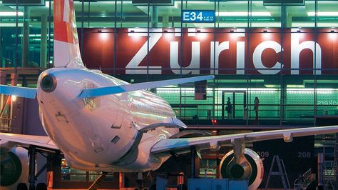 Airport Architecture, Zurich Airport, Swiss Air, Airport Aesthetic, Airport Design, Travel Pictures Poses, Winterthur, Zurich Switzerland, Commercial Aircraft