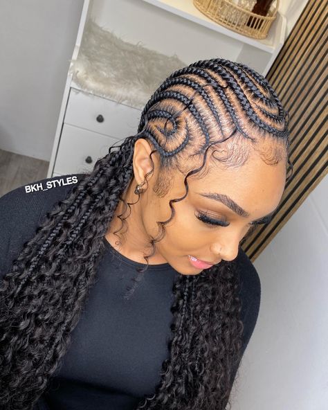 🦅 ᴍᴏɴ ꜱᴇᴄʀᴇᴛ ᴄ’ᴇꜱᴛ ᴄʜʀɪꜱᴛ 🕊️ (@bkh_styles) • Instagram photos and videos Ghana Weaving Hairstyles Cornrows, All Back Ghana Weaving Styles With Curls, Latest Ghana Weaving Hairstyles 2024, Latest Hair Braids Styles 2024 For Teens, African Braids Hairstyles Cornrows Ghana, African Braids Hairstyles For Teens, Ghana Weaving With Curls, African Braids Hairstyles Cornrows, Goddess Braids Natural Hair