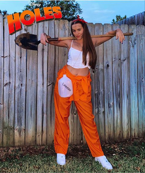 #holes #halloween #costumes #caveman #stanleyyelnats #halloweencostumeideas Zero Holes Halloween Costume, Holes Movie Costume, Stanley Yelnats Costume, Holes Costume Halloween, Halloween Costumes Pants, Holes Halloween Costume, Holes Costume, Stanley Yelnats, Caveman Costume