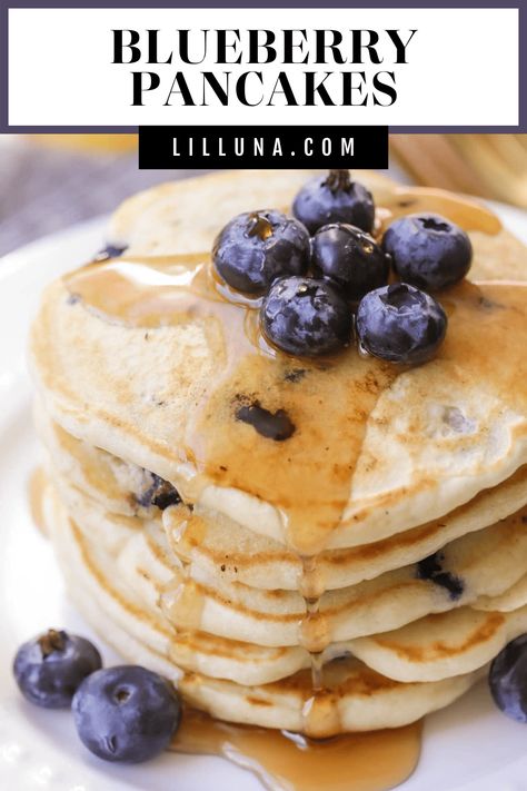 These quick and simple blueberry pancakes take just minutes to prepare and are filled with fresh blueberries, making them irresistible. #blueberrypancakes #pancakes #blueberry #pancakerecipe #breakfast German Pancakes Recipe, Buttermilk Syrup, Swedish Pancakes, Blueberry Pancakes Recipe, Pancake Warmer, German Pancakes, How To Make Pancakes, Blueberry Pancakes, Pancake Batter