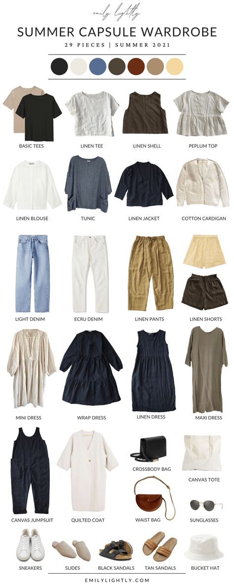 Plus Size Capsule Wardrobe, Linen Outfits, Spring Summer Capsule Wardrobe, Fashionable Accessories, Fashion Capsule Wardrobe, Travel Capsule Wardrobe, Summer Capsule, Mom Fashion, Outfit Plan