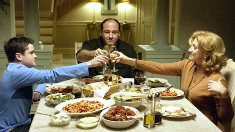 Where to get your favourite ‘TV dinners’ close to home – The Irish Times James Gandolfini, Gangster Films, Bada Bing, Steve Buscemi, Tony Soprano, The Sopranos, Management Consulting, Tv Dinner, Goodfellas