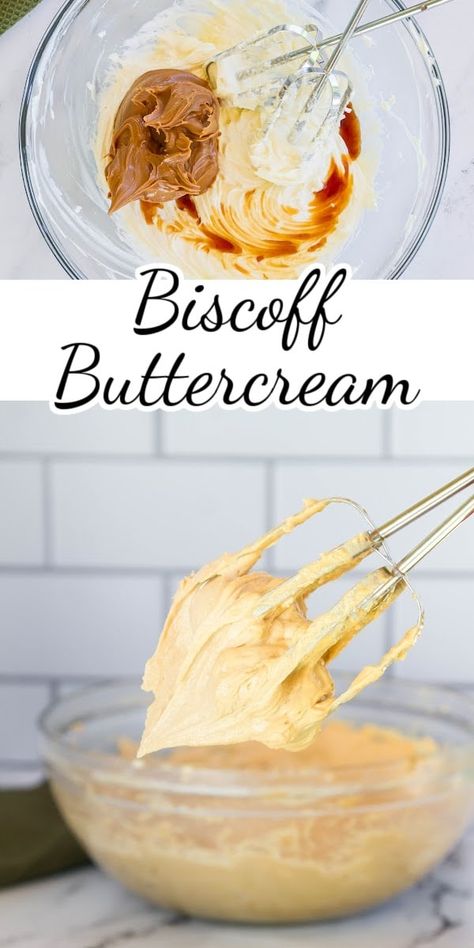 Biscoff Cookie Butter Buttercream that will transform your cakes, cupcakes, and cookies into a flavor-packed, melt-in-your-mouth experience. via @nmburk Biscoff Buttercream, Biscoff Cookie Butter, Biscoff Cookies, Cookie Butter, Cupcake Recipe, Cupcake Frosting, Recipe Community, Most Popular Recipes, Cake Frosting