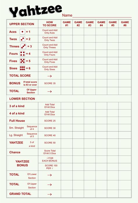 Yahtzee Score Card Free Printables, Yahtzee Score Sheets Free Printable, Yahtzee Rules, Yahtzee Score Card, Yahtzee Score Sheets, Yahtzee Game, Messy Handwriting, Elsa Coloring, Elsa Coloring Pages