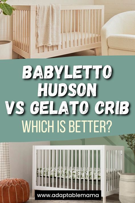 Check out the features, pros, cons, what parents are saying about it and more, about this Babyletto Gelato vs Hudson crib review.

baby gear guide | baby registry must have | new mom tips Hudson Crib, New Mom Tips, Babyletto Hudson, Baby Registry Must Haves, Best Crib, Pack N Play, Which Is Better, Mom Tips, Baby Registry