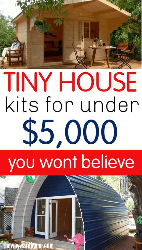 Cheap Tiny House, Tiny House Kits, House Kits, Diy Tiny House, Tiny House Interior Design, Shed To Tiny House, Tiny House Layout, Best Tiny House, Building A Tiny House