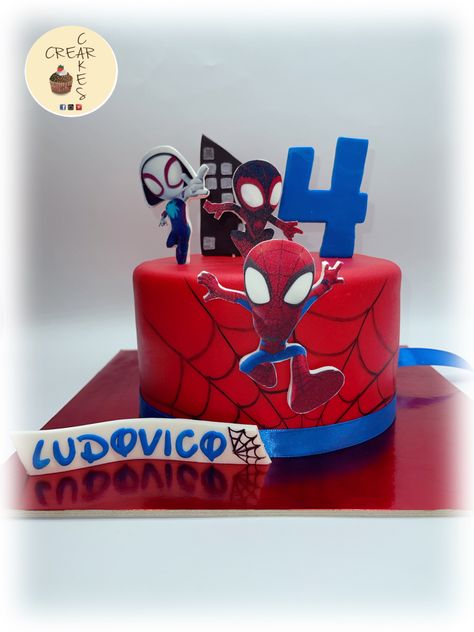 Spider And Friends Cake, Spidey And His Amazing Friends Birthday Decorations Ideas, Spidey Birthday Cake, Spidey And His Amazing Friends Cake, Spidey Cake, Friends Birthday Cake, Spiderman Birthday Cake, Teen Cakes, New Birthday Cake