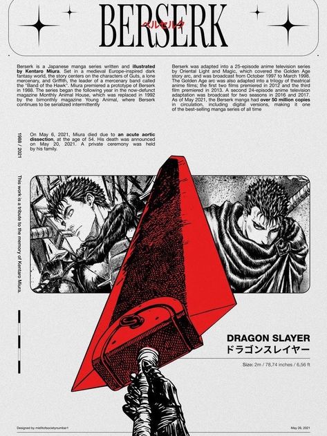 Guts Casca, Berserk Anime 1997, Photowall Ideas, Berserk Guts, Graphic Poster Art, Anime Artwork Wallpaper, Dragon Slayer, Anime Wall Art, Cool Posters