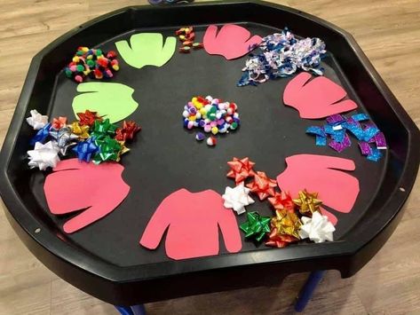 Sen Tuff Tray Ideas, Winter Eyfs, Tuff Tray Ideas Toddlers, Christmas Nursery, Christmas Activities For Toddlers, Preschool Christmas Activities, Winter Activities Preschool, Eyfs Activities, Nursery Activities