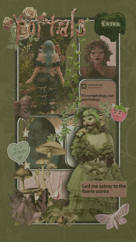 Inspiration:@sml_studios #music #melaniemartinez #portals #portalsalbum #melaniemartinezaesthetic #pink #green #fairycore #wallpaper #aesthetic #fyp Green Fairycore Wallpaper, Green Fairycore, Portal Wallpaper, Fairycore Wallpaper, Tv Girls, Green Wallpaper, Green Aesthetic, Ipad Wallpaper, Melanie Martinez