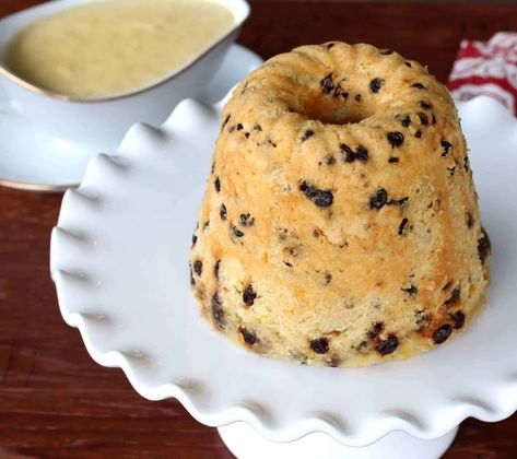 Ankarsrum Mixer, Steamed Pudding Recipe, English Pudding, Steamed Pudding, English Desserts, British Cooking, Custard Sauce, British Desserts, Pudding Mold