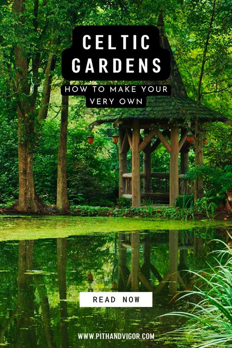 Create a garden that reflects the beauty of Celtic art and the wisdom of Ireland. Our guide shows you how to incorporate traditional symbols and colors into your garden design for a space that's both meaningful and stunning. Ireland Garden Ideas, Different Garden Styles, Irish Garden Design, Garden Temple Ideas, Celtic Garden Ideas, Irish Garden Ideas, Mystical Garden Ideas, Lotr Garden, Shire Garden