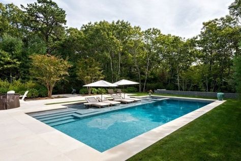 Ideas De Piscina, Pools Design, Pool Diy, Pools Backyard Inground, House Pool, Pool Contractors, Pool Landscape Design, Small Pool Design, Backyard Pool Landscaping