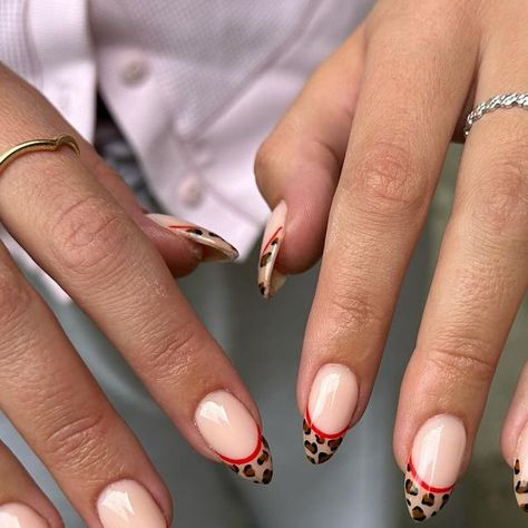 Aimee At The Studio on Instagram: "Going wild for leopard print nails 🍒🐆💋  #cheetahnails #leopardprintnails #cherrynails #lipprintnails #nailgoals" Red Cheetah Nails, Leopard Nail Designs, Almond Gel Nails, Teen Nails, Cheetah Print Nails, Nail Looks, Cheetah Nails, Leopard Print Nails, Cherry Nails