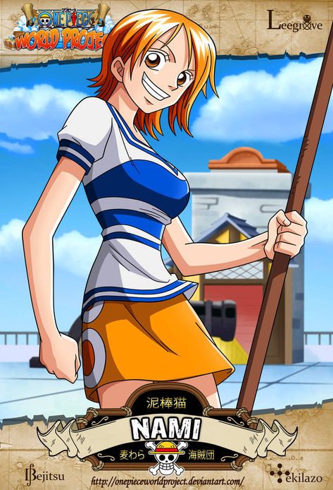 Alvida One Piece, Nami Cosplay, One Piece World, One Piece Tattoos, One Piece Ace, One Piece Nami, Yumeko Jabami, Nami One Piece, Zoro One Piece