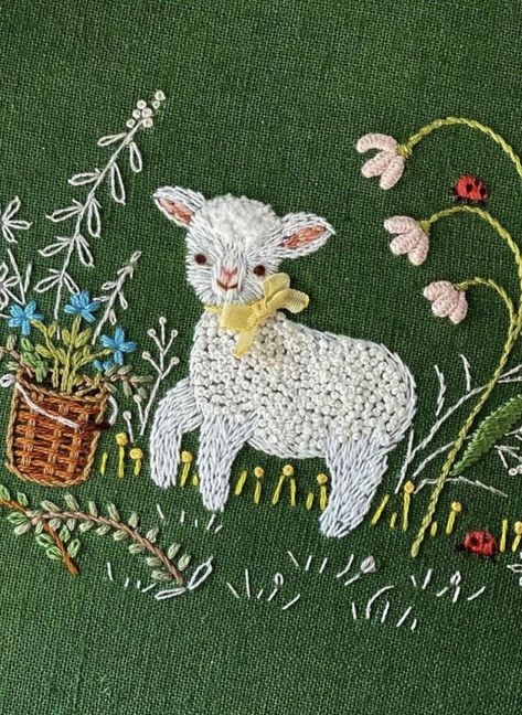 Christian Embroidery, Embroidered Wall Art, Bags Patterns, Embroidery Wall Art, Embroidered Quilts, Bo Peep, Embroidery Stitches Tutorial, Diy Bags, Baby Embroidery