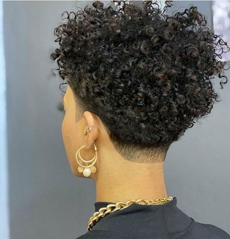 Low Taper Fade Haircut Black Women, Tapered Afro Women, Tapered Natural Hair For Black Women, Tapered Cuts For Black Women, Tapered Cut Natural Hair, Cute Hairstyle Ideas, Tapered Natural Hair Cut, Natural Hair Haircuts, Cabello Afro Natural